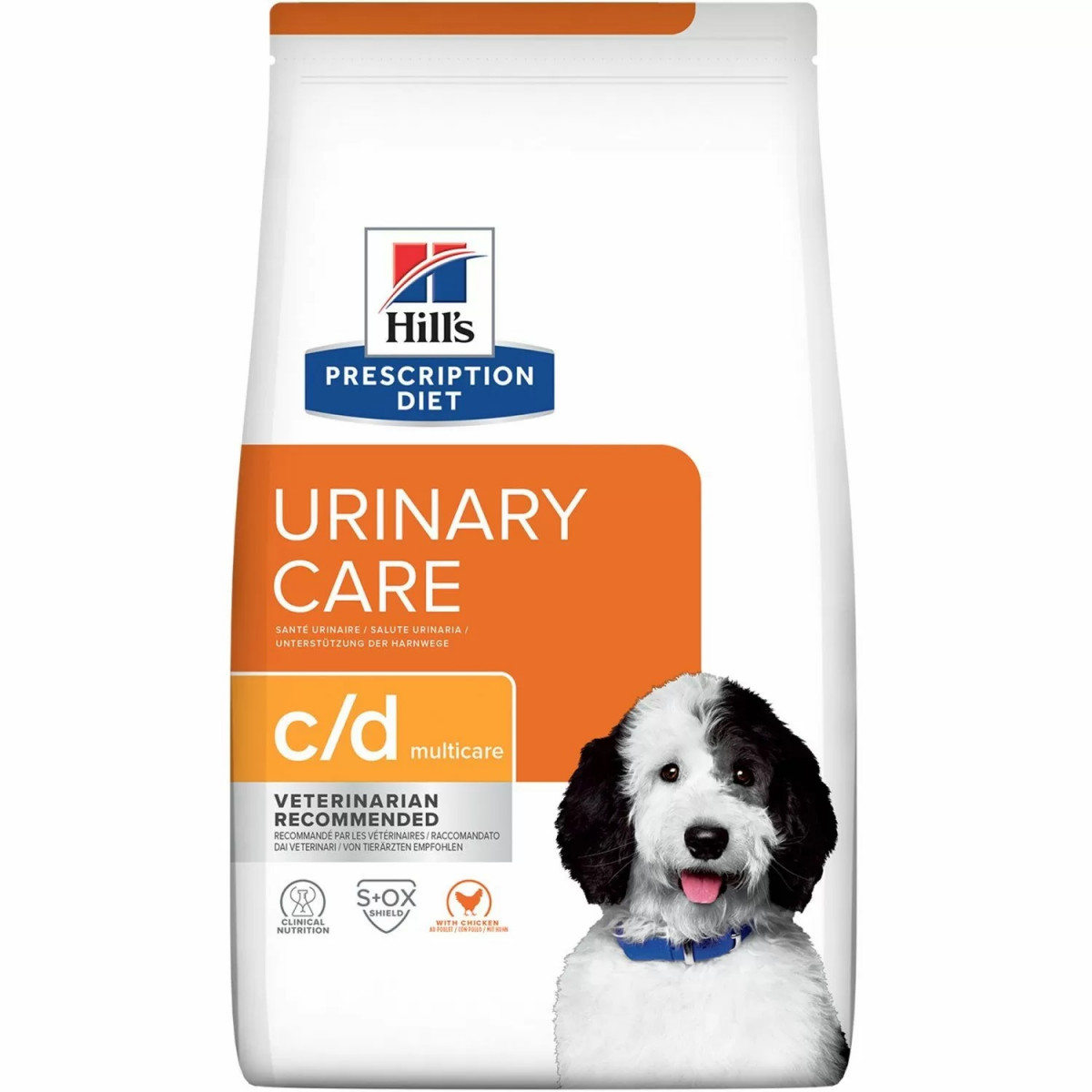 Сухой корм для собак Hill's Prescription Diet c/d Multicare Urinary Care при профилактике (мкб), с курицей 1,5 кг