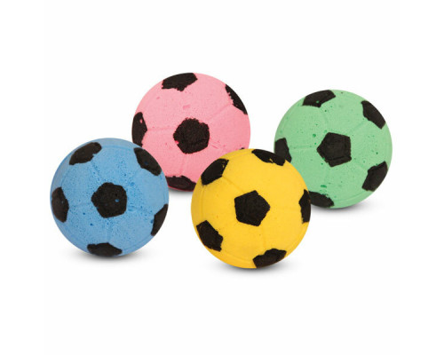 Игрушка для кошек "Мяч футбольный", d40мм (туба 60шт.)