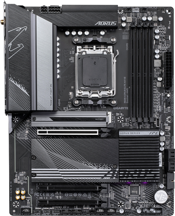 Материнская плата GigaByte B650 Aorus Elite AX V2 rev. 1.1