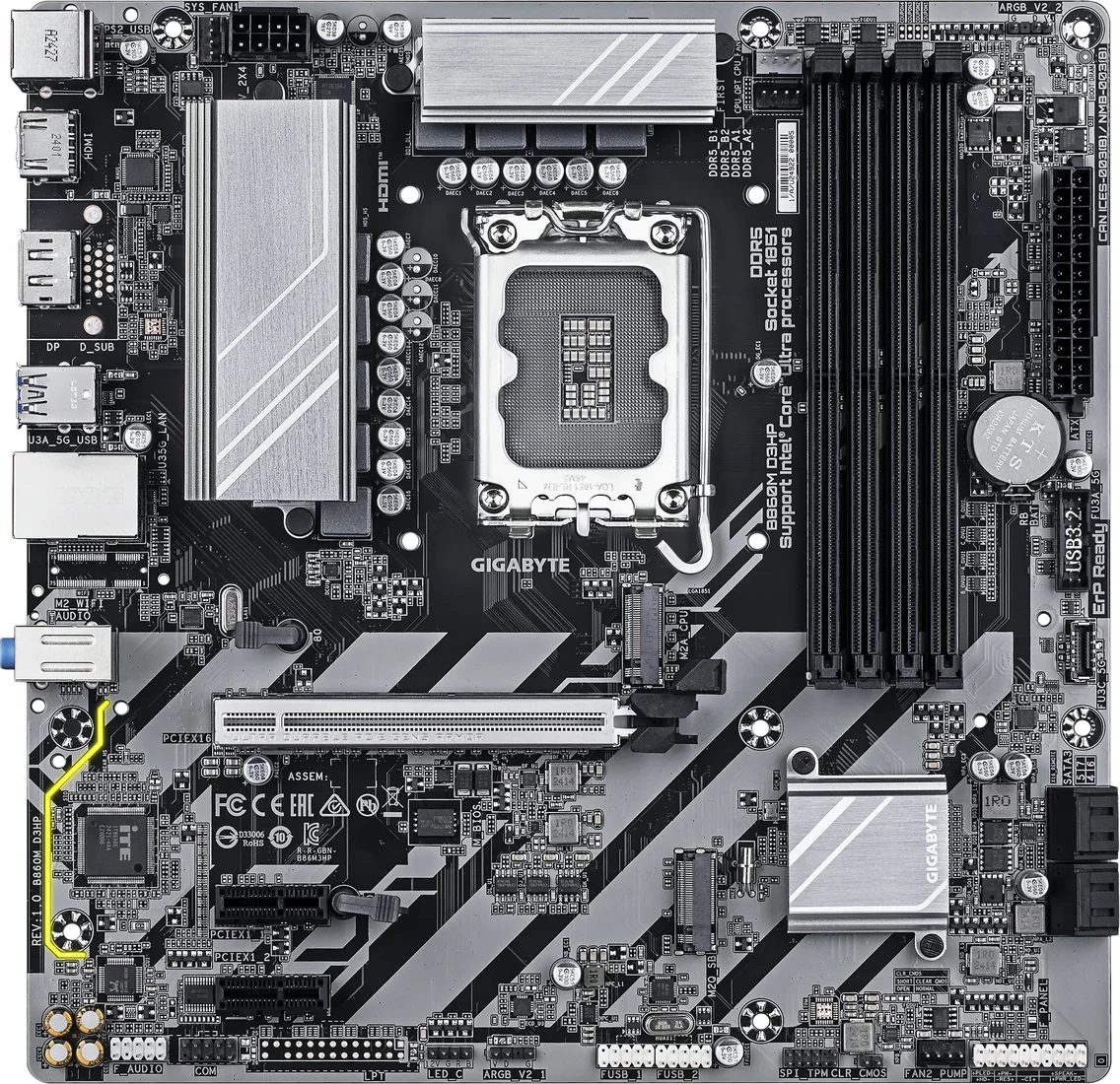 Материнская плата Gigabyte B860M D3HP rev. 1.0