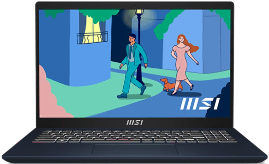 Ноутбук MSI MS-15H1 Modern 15 B12MO-657XBY Windows 11 Pro Star Blue (9S7-15H114-657)