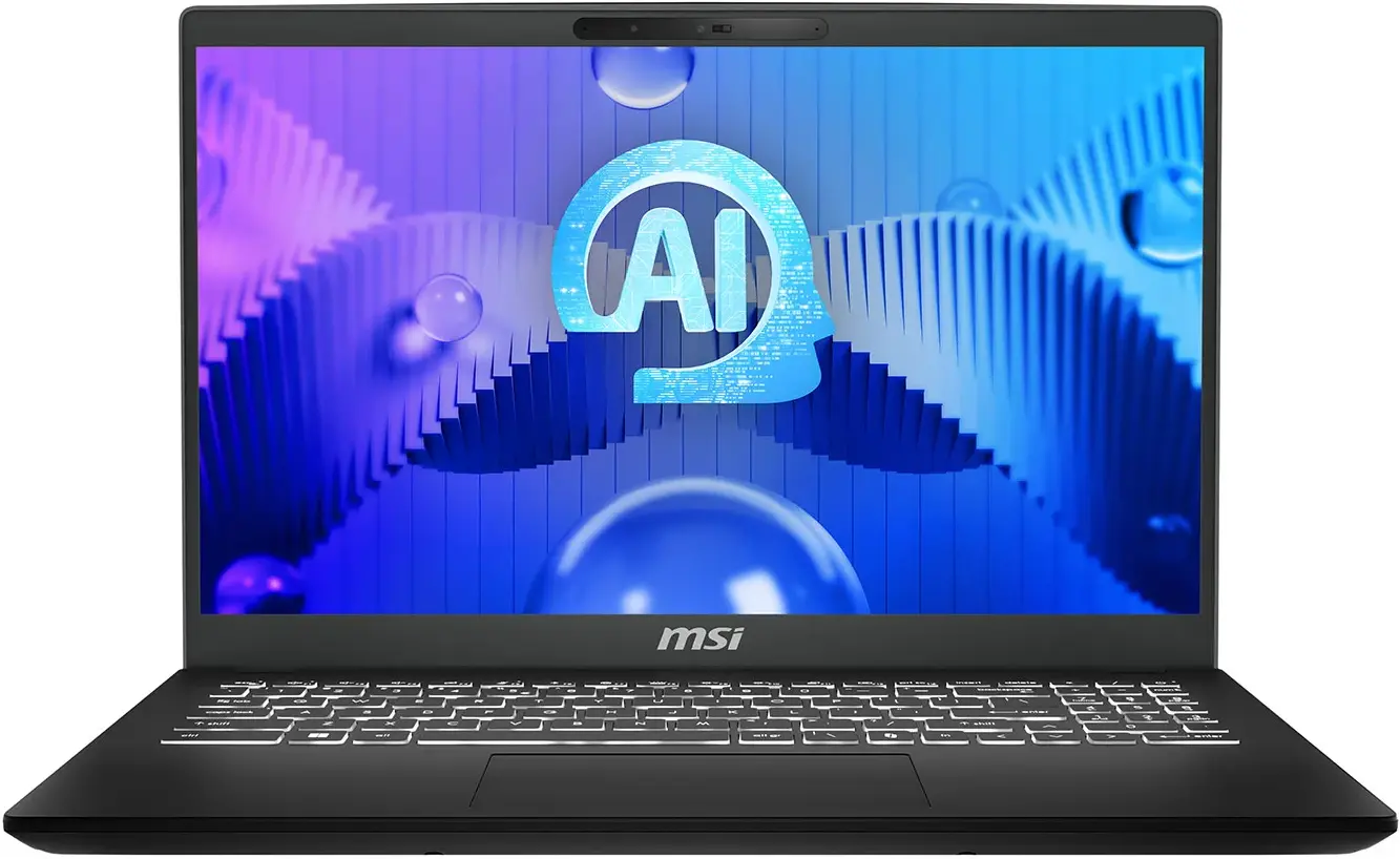 Ноутбук MSI MS-15H5 Modern 15 H AI C1MG-092XBY Windows 11 Pro Classic Black (9S7-15H551-092)