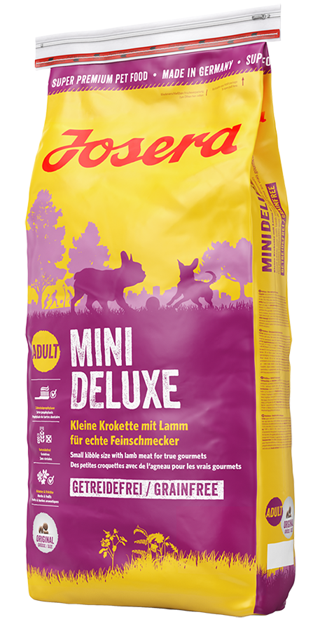 Сухой корм Mini Deluxe (Adult Mini/Sensitive 25/17) для взрослых собак мелких пород (ягнёнок, овощи, фрукты и травы), 900 г