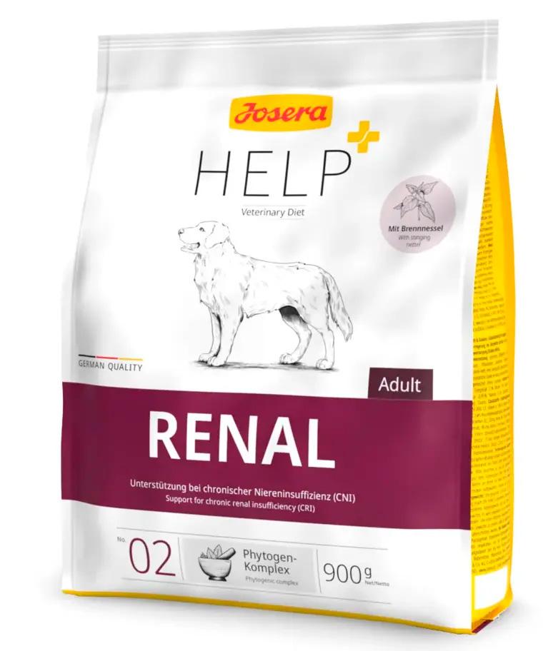 Help Renal Dog (16,5/18) для взрослых собак с ХБП, безглют рецепт помогает снять нагрузку, 1*900 гр.