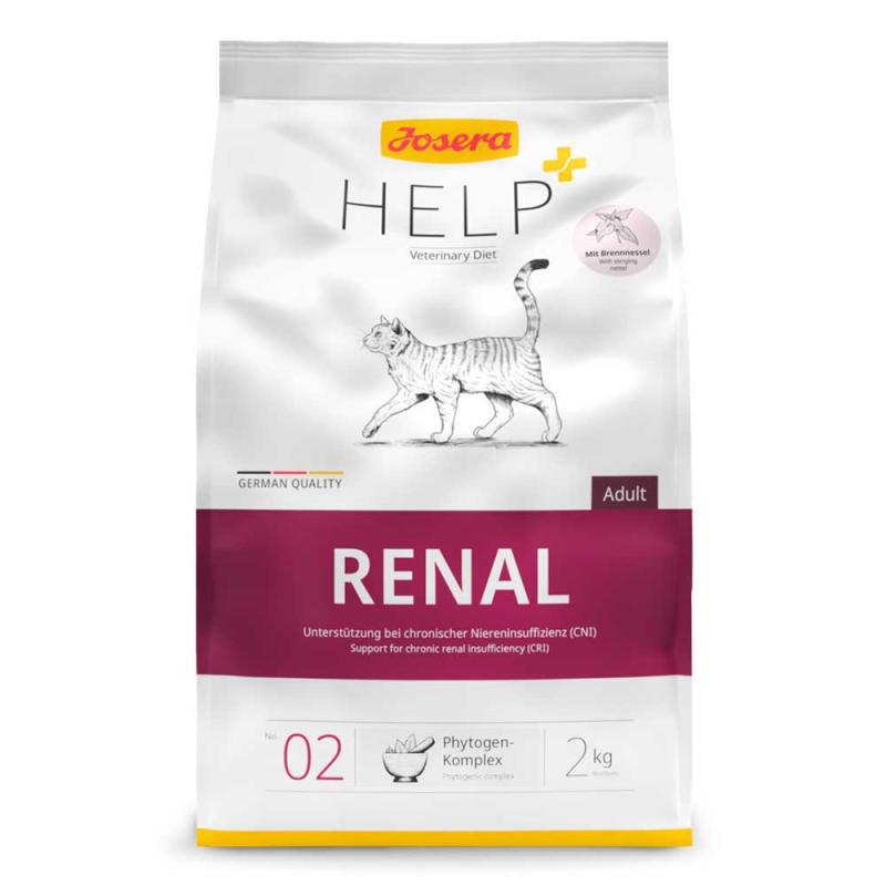 Сухой корм Josera Help Renal Cat (26,8/20,2) для взрослых кошек с хронической болезнью почек, 2 кг